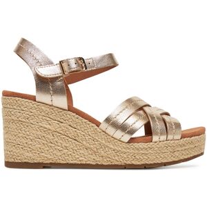 Clarks Espadrilky Sabina Strap 26181463 Zlatá Ženy Clarks Espadrilky Sabina Strap 26181463 Zlatá Ženy