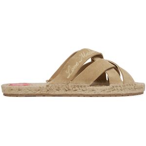 LOVE MOSCHINO Šľapky JA28362G0MIG0104 Béžová Ženy LOVE MOSCHINO Šľapky JA28362G0MIG0104 Béžová Ženy