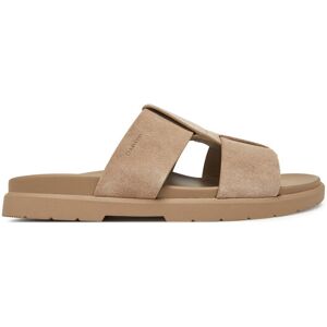 Calvin Klein Šľapky Lug Sandal Double T Su HM0HM01800 Hnedá Muži Calvin Klein Šľapky Lug Sandal Double T Su HM0HM01800 Hnedá Muži
