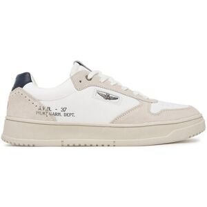 Aeronautica Militare Sneakersy 252SC0235UPL00244 Biela Muži Aeronautica Militare Sneakersy 252SC0235UPL00244 Biela Muži