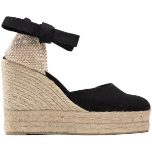 Castañer Espadrilky Carina/8ED/001 020961-100 Čierna Ženy Castañer Espadrilky Carina/8ED/001 020961-100 Čierna Ženy