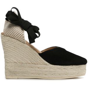 Manebi Espadrilky Heart-Shaped Wedge Espadrilles K 1.0 WH Čierna Ženy Manebi Espadrilky Heart-Shaped Wedge Espadrilles K 1.0 WH Čierna Ženy