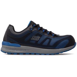 Skechers Poltopánky Bulklin 77180EC/BLU Čierna Muži Skechers Poltopánky Bulklin 77180EC/BLU Čierna Muži