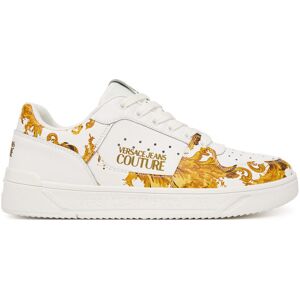 Versace Jeans Couture Sneakersy 80YA3SJ4 Biela Muži Versace Jeans Couture Sneakersy 80YA3SJ4 Biela Muži