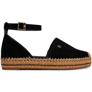 Tommy Hilfiger Espadrilky Th Platform Espad Suede Strap FW0FW09144 Čierna Ženy Tommy Hilfiger Espadrilky Th Platform Espad Suede Strap FW0FW09144 Čierna Ženy