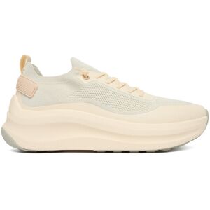 Calvin Klein Sneakersy Chunky Runner Lace Up Sock Knit YW0YW02033 Écru Ženy Calvin Klein Sneakersy Chunky Runner Lace Up Sock Knit YW0YW02033 Écru Ženy