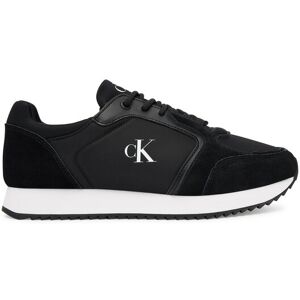 Calvin Klein Jeans Sneakersy Runner Laceup Sock Mg Nylon Mix YW0YW01644 Čierna Muži Calvin Klein Jeans Sneakersy Runner Laceup Sock Mg Nylon Mix YW0YW01644 Čierna Muži