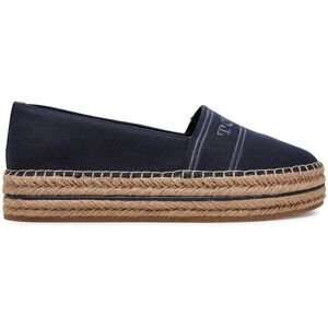 Tommy Hilfiger Espadrilky Denim Platform Espadrille FW0FW08543 Tmavomodrá Ženy Tommy Hilfiger Espadrilky Denim Platform Espadrille FW0FW08543 Tmavomodrá Ženy