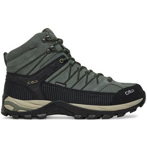 CMP Trekingová obuv Rigel Mid Wp Waterproof 3Q12947 Zelená Muži CMP Trekingová obuv Rigel Mid Wp Waterproof 3Q12947 Zelená Muži