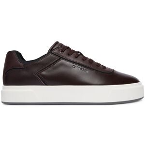 Calvin Klein Sneakersy Basket Cups Oxf Lth-Neo HM0HM02204 Tmavo hnedá Muži Calvin Klein Sneakersy Basket Cups Oxf Lth-Neo HM0HM02204 Tmavo hnedá Muži