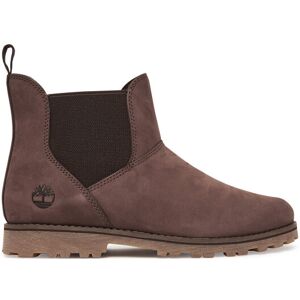 Timberland Členková obuv s elastickým prvkom Asphalt Trail Chls Boot TB0A2BRAV131 Hnedá Deti Timberland Členková obuv s elastickým prvkom Asphalt Trail Chls Boot TB0A2BRAV131 Hnedá Deti