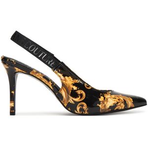 Versace Jeans Couture Lodičky 80VA3S52 ZS366 G89 Čierna Ženy Versace Jeans Couture Lodičky 80VA3S52 ZS366 G89 Čierna Ženy