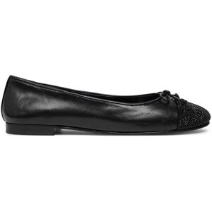 Tory Burch Baleríny Cap-Toe Pave Ballet 166214 Čierna Ženy Tory Burch Baleríny Cap-Toe Pave Ballet 166214 Čierna Ženy