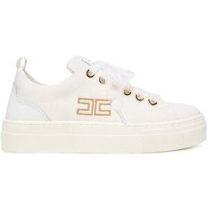 Elisabetta Franchi Sneakersy F4A9-E0528-1256 S Biela Deti Elisabetta Franchi Sneakersy F4A9-E0528-1256 S Biela Deti