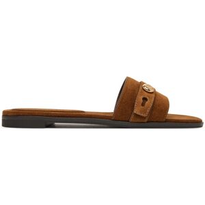 Tory Burch Šľapky Romy 183306 Hnedá Ženy Tory Burch Šľapky Romy 183306 Hnedá Ženy