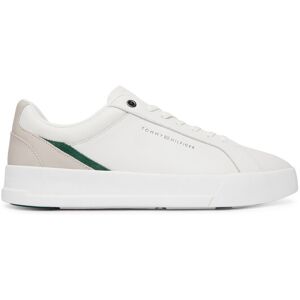 Tommy Hilfiger Sneakersy Th Court FM0FM05879 Biela Muži Tommy Hilfiger Sneakersy Th Court FM0FM05879 Biela Muži