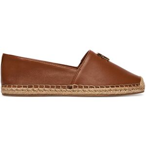 Tommy Hilfiger Espadrilky Th Logo Leather Espadrille FW0FW09246 Hnedá Ženy Tommy Hilfiger Espadrilky Th Logo Leather Espadrille FW0FW09246 Hnedá Ženy