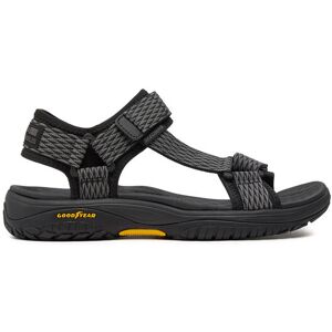 Skechers Sandále Lomell-Rip Tide 204351/BKGY Čierna Muži Skechers Sandále Lomell-Rip Tide 204351/BKGY Čierna Muži