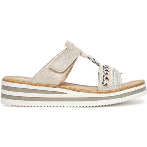 Rieker Šľapky CEO-V02M6-60 Strieborná Ženy Rieker Šľapky CEO-V02M6-60 Strieborná Ženy