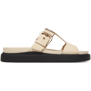 Clarks Šľapky Aristella West 26185812 Écru Ženy Clarks Šľapky Aristella West 26185812 Écru Ženy