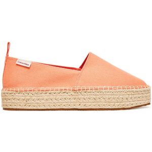 Calvin Klein Jeans Espadrilky Platform Espadrille Ml Cs YW0YW01871 Oranžová Ženy Calvin Klein Jeans Espadrilky Platform Espadrille Ml Cs YW0YW01871 Oranžová Ženy