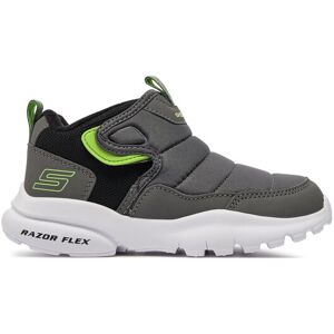 Skechers Šnurovacia obuv Cool Break 403784L/CCBK Sivá Deti Skechers Šnurovacia obuv Cool Break 403784L/CCBK Sivá Deti
