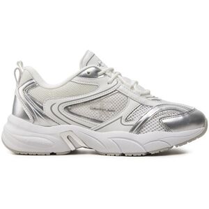Calvin Klein Jeans Sneakersy Retro Tennis Low Lace Mh Ml Mtl YW0YW01463 Biela Ženy Calvin Klein Jeans Sneakersy Retro Tennis Low Lace Mh Ml Mtl YW0YW01463 Biela Ženy