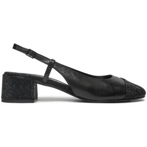 Tory Burch Lodičky Cap-Toe Pave Singback Pump 160256 Čierna Ženy Tory Burch Lodičky Cap-Toe Pave Singback Pump 160256 Čierna Ženy