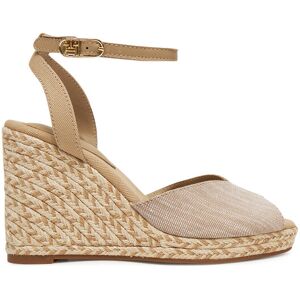 Tommy Hilfiger Espadrilky Chambray High Wedge Espadrille FW0FW08588 Béžová Ženy Tommy Hilfiger Espadrilky Chambray High Wedge Espadrille FW0FW08588 Béžová Ženy