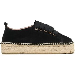 Manebi Espadrilky Lace-Up Espadrilles K 1.0 E0 Čierna Ženy Manebi Espadrilky Lace-Up Espadrilles K 1.0 E0 Čierna Ženy