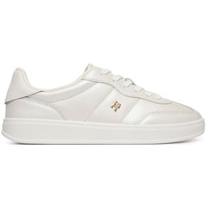 Tommy Hilfiger Sneakersy Th Heritage Shiny Sneaker FW0FW09179 Biela Ženy Tommy Hilfiger Sneakersy Th Heritage Shiny Sneaker FW0FW09179 Biela Ženy