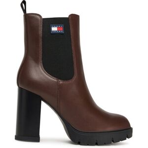 Tommy Jeans Členková obuv Tjw EN0EN02831 Hnedá Ženy Tommy Jeans Členková obuv Tjw EN0EN02831 Hnedá Ženy