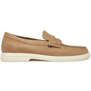 Tommy Hilfiger Mokasíny Nubuck P Loafer FM0FM05350 Béžová Muži Tommy Hilfiger Mokasíny Nubuck P Loafer FM0FM05350 Béžová Muži