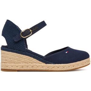 Tommy Hilfiger Espadrilky Mid Wedge Espad Closed Toe FW0FW09233 Tmavomodrá Ženy Tommy Hilfiger Espadrilky Mid Wedge Espad Closed Toe FW0FW09233 Tmavomodrá Ženy