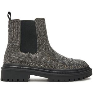 Steve Madden Členková obuv s elastickým prvkom Moonlit SM11003468 Strieborná Ženy Steve Madden Členková obuv s elastickým prvkom Moonlit SM11003468 Strieborná Ženy