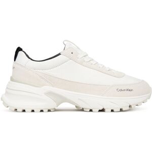Calvin Klein Sneakersy Hike Runner Mg Nylon Mix YW0YW02075 Biela Ženy Calvin Klein Sneakersy Hike Runner Mg Nylon Mix YW0YW02075 Biela Ženy