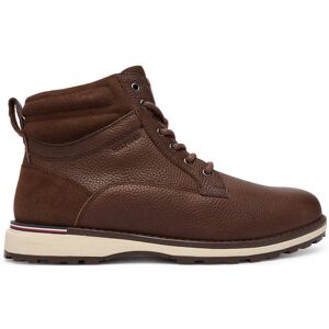 Tommy Hilfiger Šnurovacia obuv Corporate W FM0FM05606 Hnedá Muži Tommy Hilfiger Šnurovacia obuv Corporate W FM0FM05606 Hnedá Muži