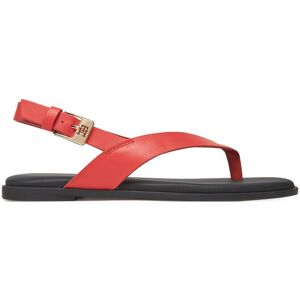 Tommy Hilfiger Sandále Color Block Thong Flat Sandal FW0FW08883 Oranžová Ženy Tommy Hilfiger Sandále Color Block Thong Flat Sandal FW0FW08883 Oranžová Ženy