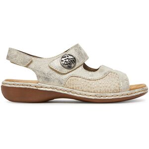 Rieker Sandále 65989-90 Béžová Ženy Rieker Sandále 65989-90 Béžová Ženy