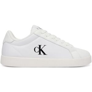 Calvin Klein Sneakersy 3 Cupsole Laceup Pu Mg YW0YW01781 Biela Ženy Calvin Klein Sneakersy 3 Cupsole Laceup Pu Mg YW0YW01781 Biela Ženy
