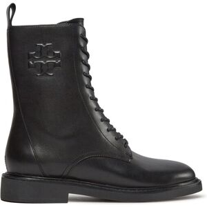 Tory Burch Členková obuv Double T Combat Boot 154336 Čierna Ženy Tory Burch Členková obuv Double T Combat Boot 154336 Čierna Ženy
