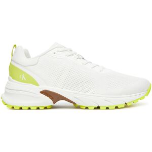 Calvin Klein Jeans Sneakersy Hike Runner Tech Knit YM0YM01284 Biela Muži Calvin Klein Jeans Sneakersy Hike Runner Tech Knit YM0YM01284 Biela Muži