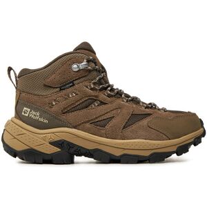 Jack Wolfskin Trekingová obuv Vojo Tour Texapore Mid W A62071 Hnedá Ženy Jack Wolfskin Trekingová obuv Vojo Tour Texapore Mid W A62071 Hnedá Ženy