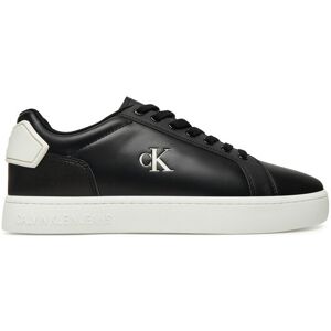 Calvin Klein Jeans Sneakersy Classic Cupsole Ru Patch Lth YM0YM01297 Čierna Muži Calvin Klein Jeans Sneakersy Classic Cupsole Ru Patch Lth YM0YM01297 Čierna Muži