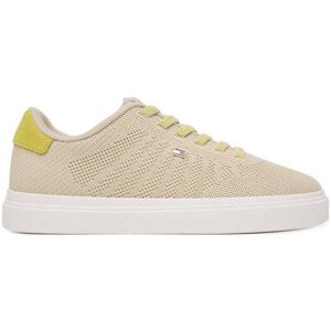 Tommy Hilfiger Sneakersy Knit Cupsole FW0FW09289 Béžová Ženy Tommy Hilfiger Sneakersy Knit Cupsole FW0FW09289 Béžová Ženy