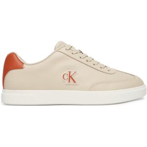 Calvin Klein Sneakersy Low Prof Cupsole Emb Lth HM0HM02124 Béžová Muži Calvin Klein Sneakersy Low Prof Cupsole Emb Lth HM0HM02124 Béžová Muži