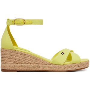 Tommy Hilfiger Espadrilky Hemp Crossover Strap Wedge Espadrilles FW0FW09332 Zelená Ženy Tommy Hilfiger Espadrilky Hemp Crossover Strap Wedge Espadrilles FW0FW09332 Zelená Ženy