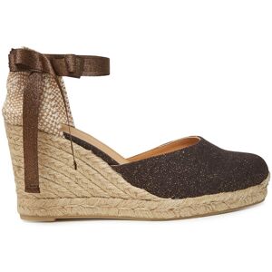 Castañer Espadrilky Carina/8/032 021767 Hnedá Ženy Castañer Espadrilky Carina/8/032 021767 Hnedá Ženy