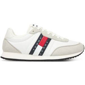 Tommy Jeans Sneakersy Tjm Classic Runner EM0EM01709 Biela Muži Tommy Jeans Sneakersy Tjm Classic Runner EM0EM01709 Biela Muži