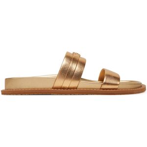 MICHAEL Michael Kors Šľapky Mandy 40S5MAFS1M Zlatá Ženy MICHAEL Michael Kors Šľapky Mandy 40S5MAFS1M Zlatá Ženy